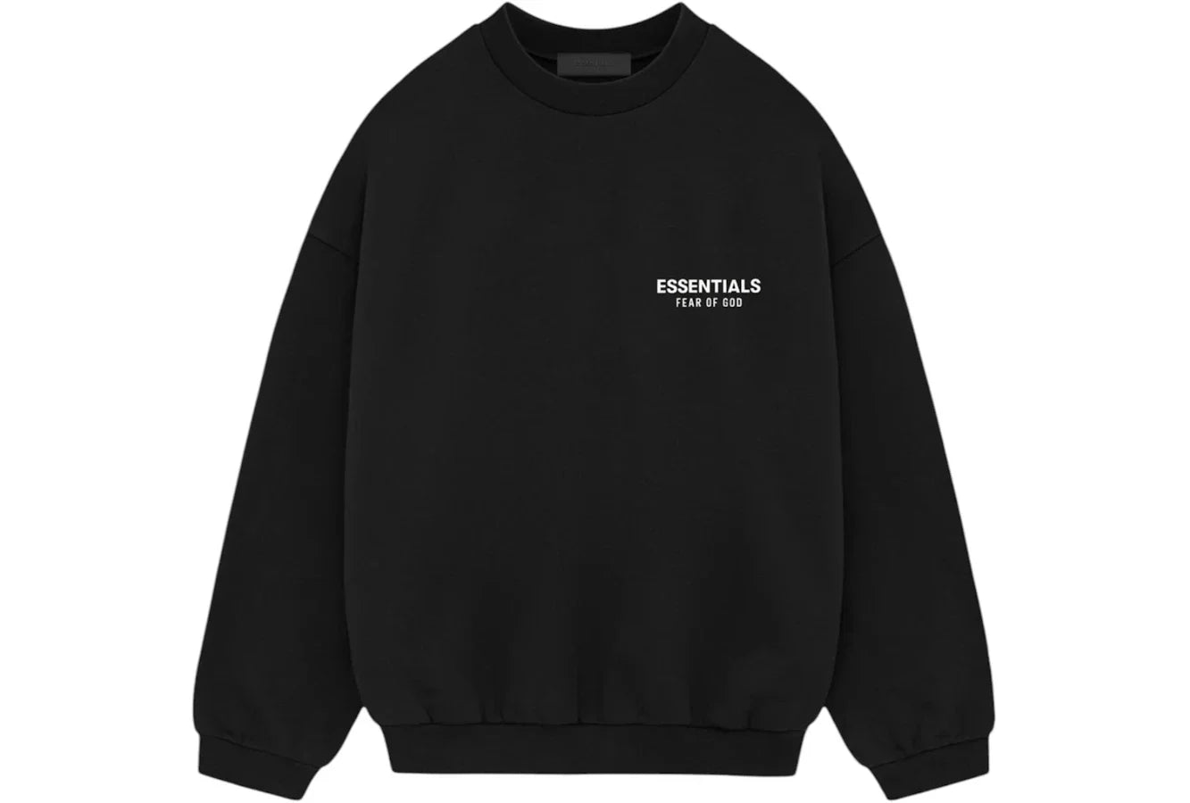Fear of God Essentials Fleece Crewneck Black