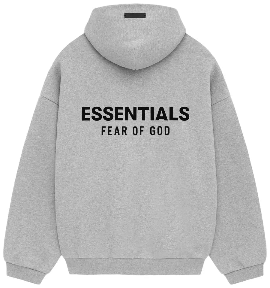 Fear of God Essentials Fleece Hoodie Light Heather Gray