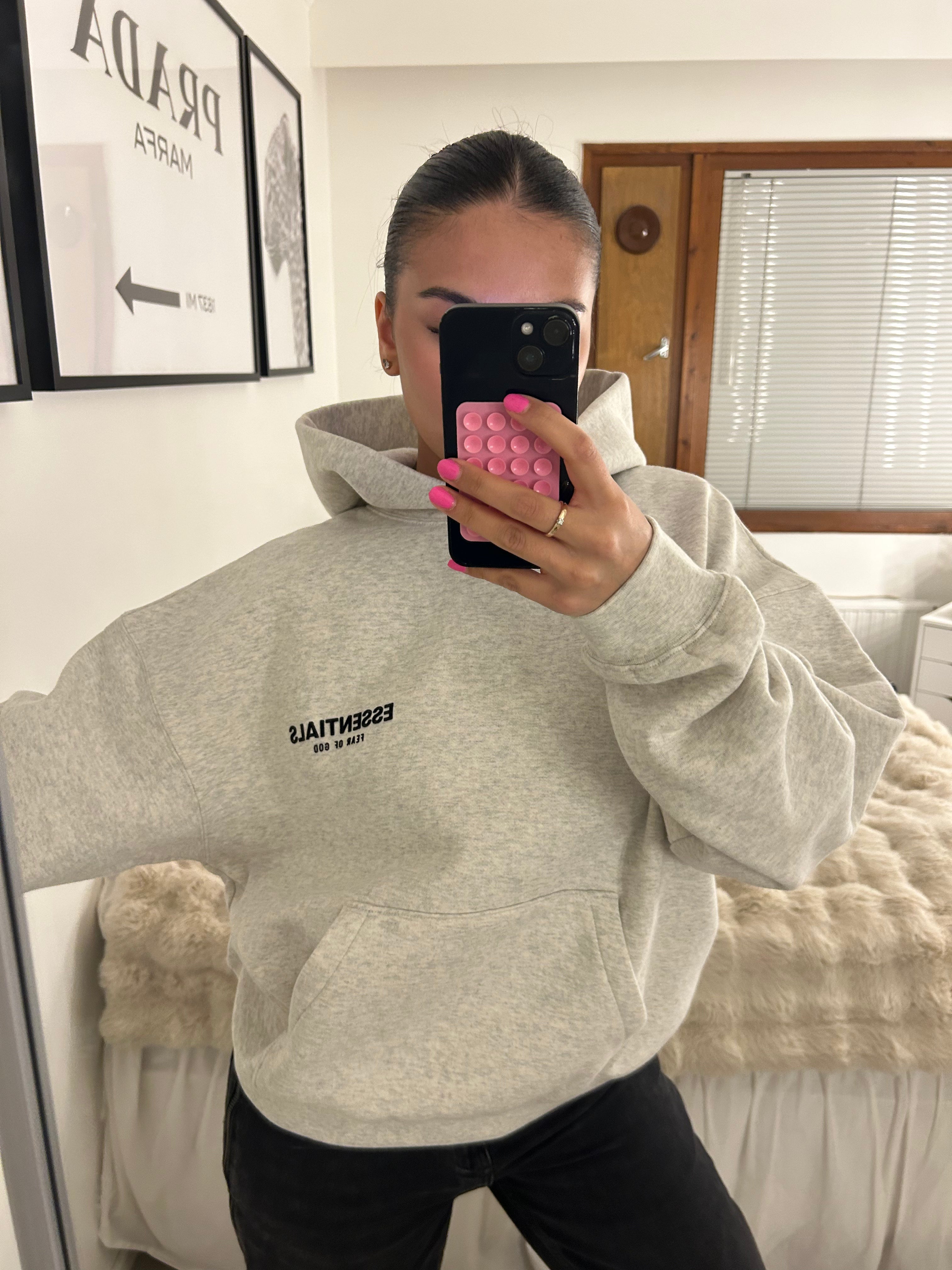 Fear of God Essentials Hoodie 'Light Oatmeal'