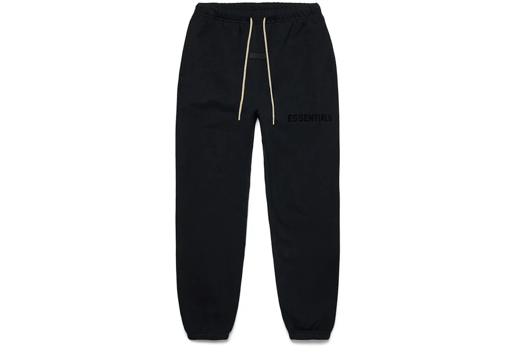 Fear of God Essentials Cream Drawstring Sweatpant Jet Black