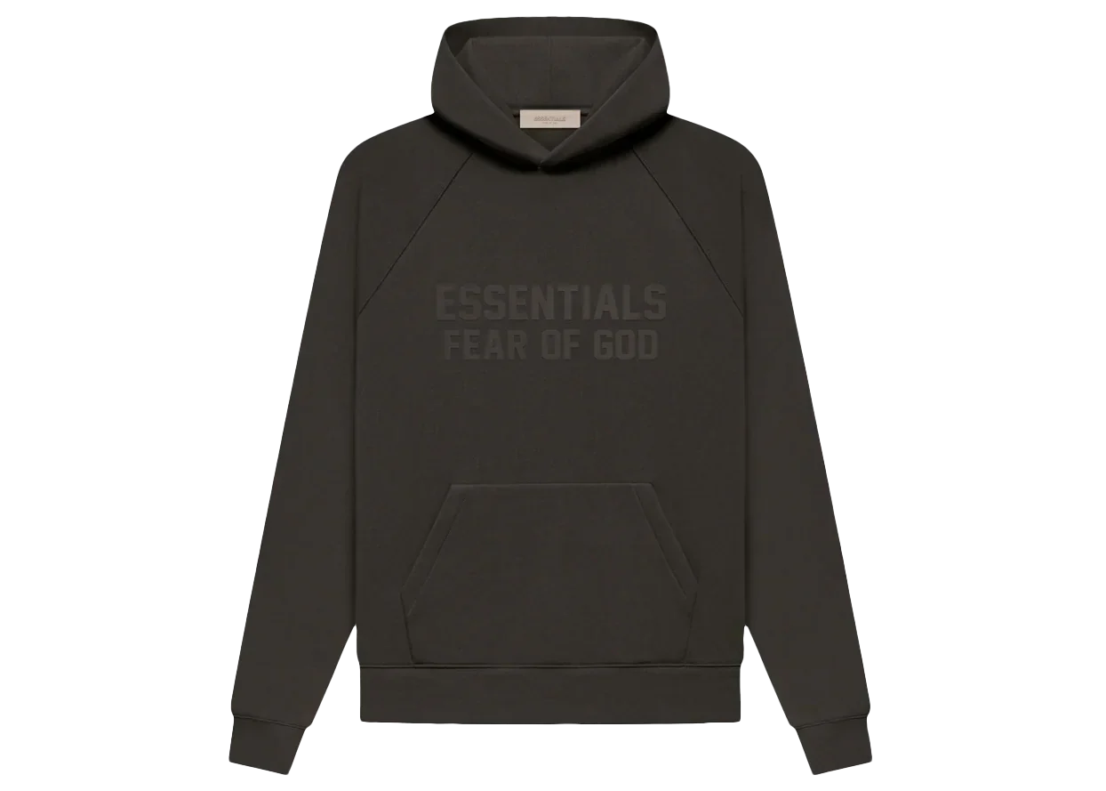 Fear of God Essentials Hoodie Off Black